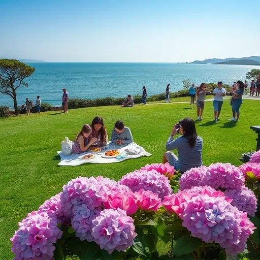 수국 명소에서 인생샷! 영도 아미르공원 포토존 & 개화 시기