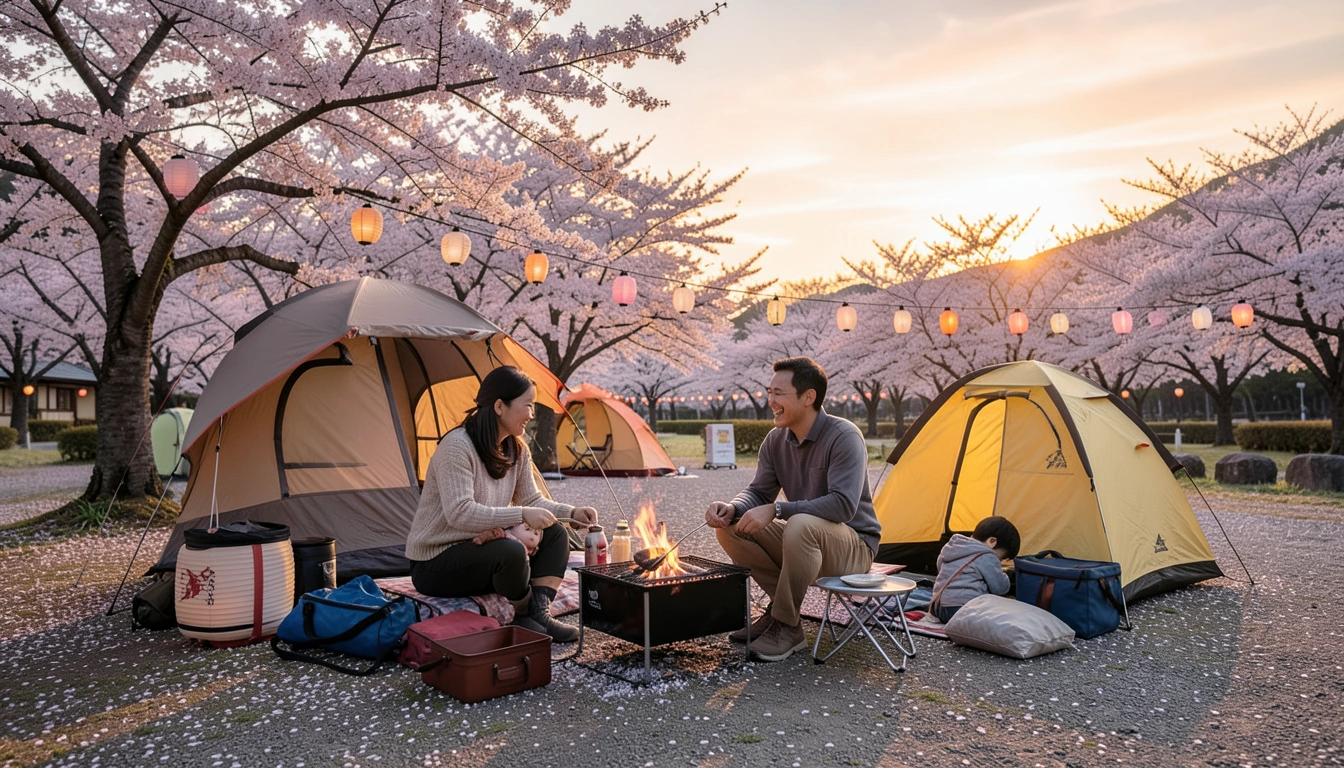 전문가와 함께하는 2025 일본 벚꽃 캠핑 완벽 솔루션
