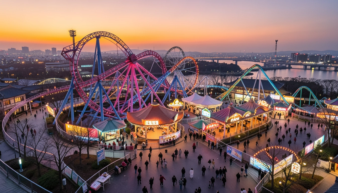 경주월드 놀이기구, 아이부터 어른까지 '인생샷' 코스 짜기