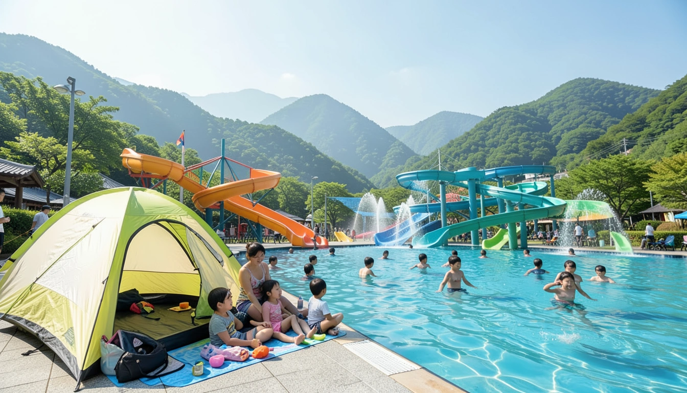 수영장부터 액티비티까지, 제천 워터파크 캠핑 200% 즐기기