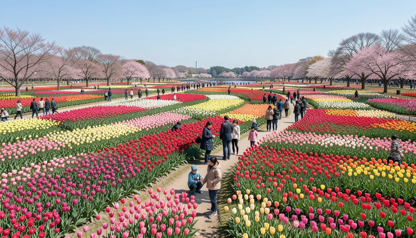 순천만 국가정원 튤립, 놓치지 말아야 할 개화 정보와 방문 팁